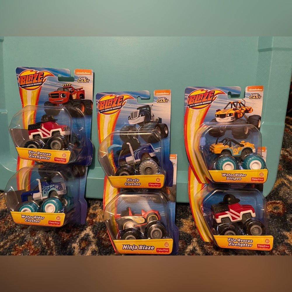 7 Fisher Price Blaze and the Monster Machines Vehicles